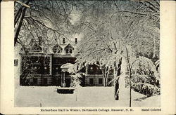 Dartmouth College - Richardson Hall in Winter Postcard