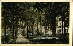 Park Grounds of The Maplewood Postcard