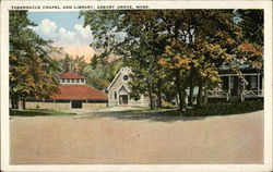 Tabernacle Chapel and Library Postcard