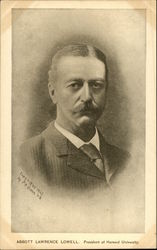 Abbott Lawrence Lowell, President Of Harvard university Postcard