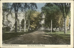 Main Street Northfield, MA Postcard Postcard