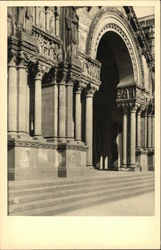 Porch of Trinity Church Postcard