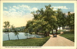 The Willows and Little Squam Bridge Ashland, NH Postcard Postcard