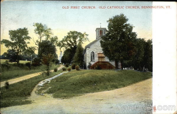 Old First Church, Old Catholic Church Bennington Vermont