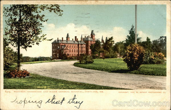 Western Promenade and Maine General Hospital Portland