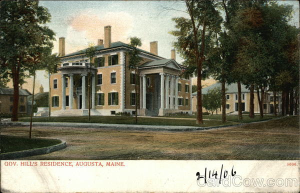 Gov. Hill's Residence Augusta Maine