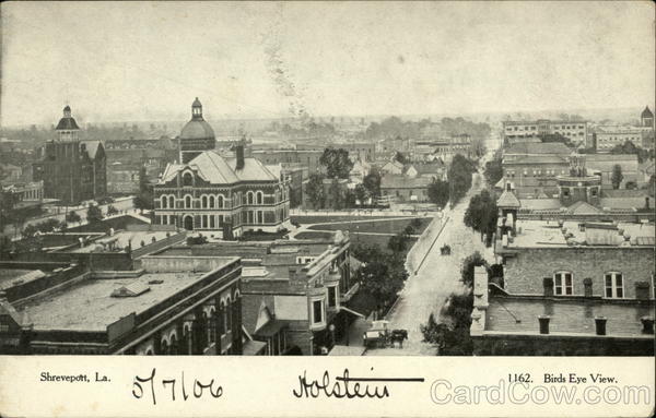 Bird's Eye View of Town Shreveport Louisiana