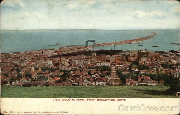 View from Boulevard Drive Duluth Minnesota