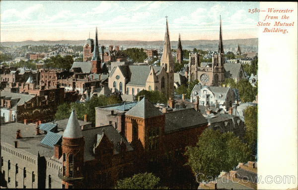 View from State Mutual Building Worcester Massachusetts