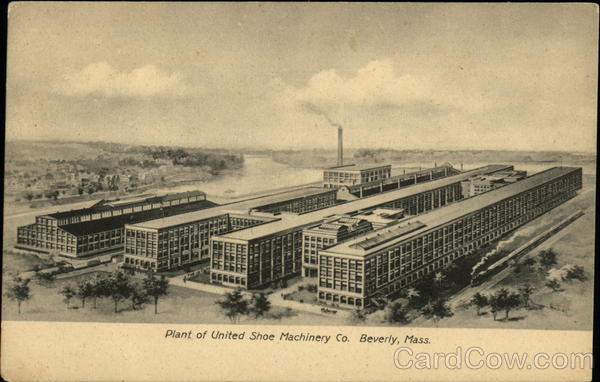 Plant of United Shoe Machinery Co Beverly Massachusetts
