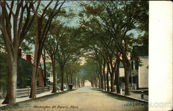 Residential View of Washington St Beverly Massachusetts