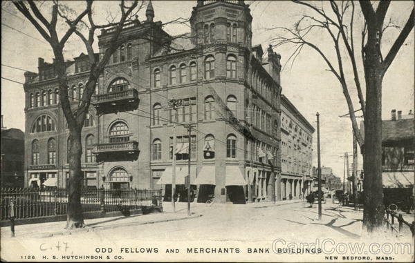 Odd Fellows and Merchants Bank Building New Bedford Massachusetts