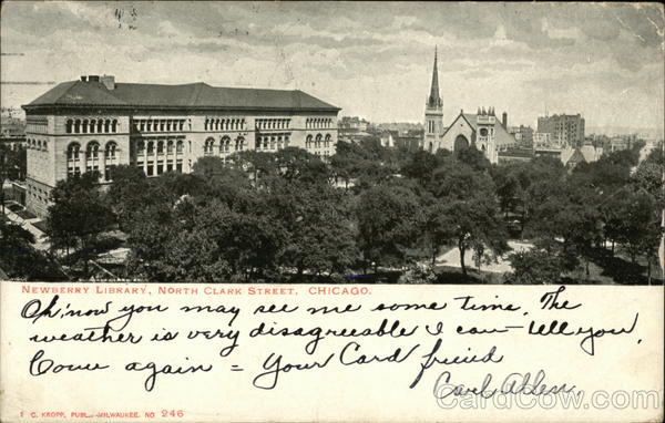 Newberry Library, North Clark Street Chicago Illinois