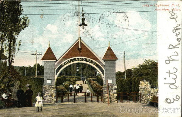 Highland Park Brockton Massachusetts