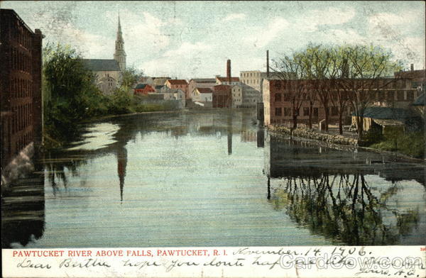 Pawtucket River Above Falls Rhode Island