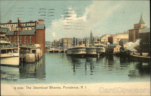 The Steamboat Wharves Providence Rhode Island