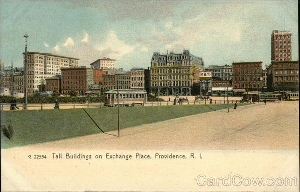 Tall Buildings on Exchange Place Providence Rhode Island