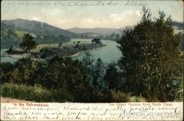 The Upper Hudson from North Creek, In the Adirondacks New York