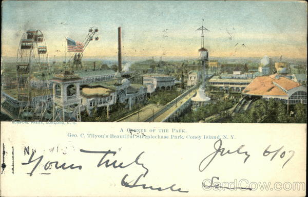 A Corner of the Park Coney Island New York