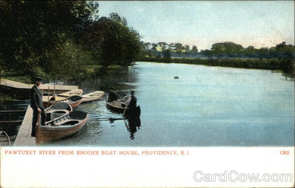 Pawtuxet River from Rhodes Boat House Providence Rhode Island