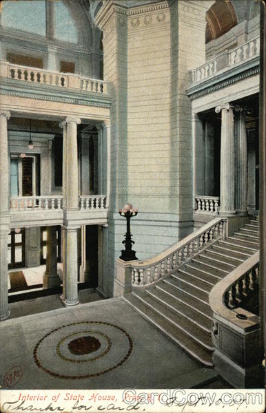 Interior of State House Providence Rhode Island