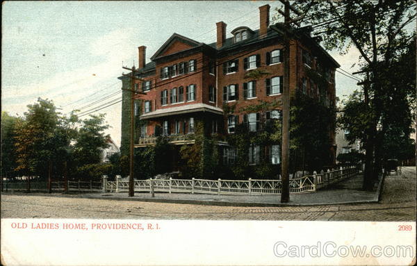 Street View of Old Ladies Home Providence Rhode Island