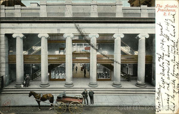 Bird's Eye View of The Arcade Providence Rhode Island