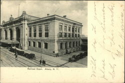 Railroad Depot Postcard