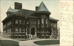 Marcy Street School Building Postcard