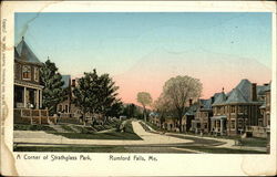 A Corner of Strathglass Park Postcard