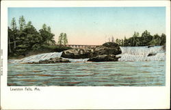 View of Lewiston Falls Postcard