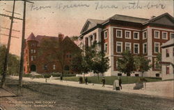 Y.M.C.A. Building and County Court House Bangor, ME Postcard Postcard