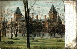 County Infirmary Zanesville, OH Postcard Postcard