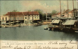 Oyster Luggers in the Old Basin Postcard