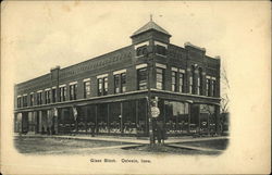 Glass Block Oelwein, IA Postcard Postcard