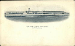 "New Shops" -- Rock Island System Postcard