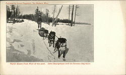 North Shore Fast Mail of the Past Postcard