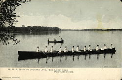 MMA Crew on Orchard Lake Pontiac, MI Postcard Postcard