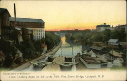 Looking Don on the Locks From Pine Street Bridge Looking Don on the Locks From Pine Street Bridge