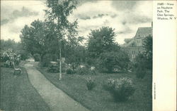 View on Nauheim Path, The Glen Springs Postcard