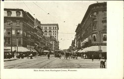 Main Street from Harrington Corner Postcard