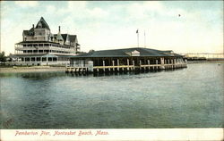Pemberton Pier Nantasket Beach, MA Postcard Postcard