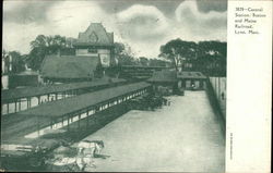 Central Station, Boston and Maine Railroad Lynn, MA Postcard Postcard