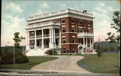 Masonic Home Manchester, NH Postcard Postcard