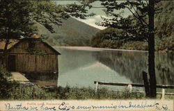 Profile Lake Franconia Notch, NH Postcard Postcard