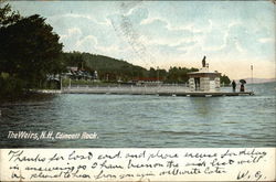 Endicott Rock Weirs Beach, NH Postcard Postcard