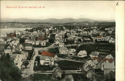 Bird's Eye View of Town Lakeport, NH Postcard Postcard