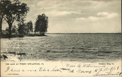 The Lake at West Swanton Vermont Postcard Postcard