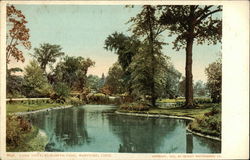 Lake Vista, Elizabeth Park Hartford, CT Postcard Postcard