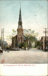 1st Congregational Church Postcard